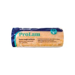 RollerLite ProLam 9KL125 Roller Cover, 1-1/4 in Thick Nap, 9 in L, Acrylic/Polyester/Wool Cover 