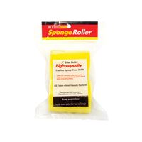 RollerLite 3YF075D Roller Cover, 3/4 in Thick Nap, 3 in L, Foam Cover, Yellow 