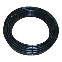 Cresline SPARTAN 80 Series 21055 Pipe Tubing, 1-1/2 in, Plastic, Black, 250 ft L 