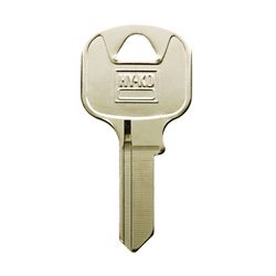Hy-Ko 11010AB13 Key Blank, Brass, Nickel, For: Abus Cabinet, House Locks and Padlocks, Pack of 10 