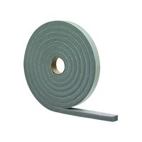 M-D 02238 Foam Tape, 1/4 in W, 17 ft L, 1/8 in Thick, PVC, Gray 