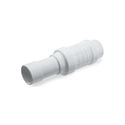 NDS Quik-Fix QF-3000 Pipe Repair Coupling, 3 in, Socket x Spigot, White, SCH 40 Schedule, 150 psi Pressure 