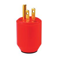 Eaton Wiring Devices BP3867-4RN Electrical Plug, 2 -Pole, 15 A, 125 V, NEMA: NEMA 5-15, Fluorescent Orange 