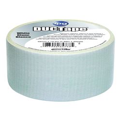 IPG 6720WHT Duct Tape, 20 yd L, 1.88 in W, Polyethylene-Coated Cloth Backing, White 