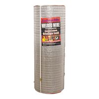 Jackson Wire 10 08 38 14 Welded Wire Fence, 100 ft L, 36 in H, 1/2 x 1 in Mesh, 16 Gauge, Galvanized 