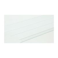 ClosetMaid 1396 Wire Shelf, 60 lb, 20 in L, 72 in W, Steel, White 6 Pack 