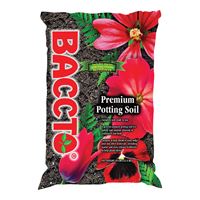 Baccto 1225P Potting Soil, Granular, Dark Brown/Light Brown, 25 lb, Bag 