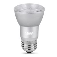 Feit Electric BPPAR16DM/930CA LED Bulb, Flood/Spotlight, PAR16 Lamp, 45 W Equivalent, E26 Lamp Base, Dimmable, Silver 
