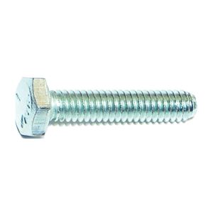 Midwest Fastener 00255 Cap Screw, 1/4-20 in Thread, 1-1/4 in L, Coarse Thread, Hex Drive, Zinc, Zinc, 100 PK