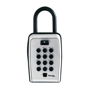 Master Lock 5422D Lock Box, Combination Lock, Metal, Black/Silver