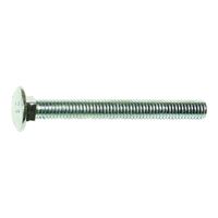 MIDWEST FASTENER 01053 Carriage Bolt, 1/4-20 in Thread, NC Thread, 1-1/2 in OAL, Zinc, 2 Grade 
