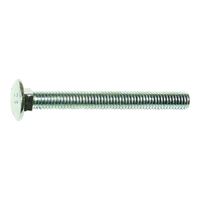 MIDWEST FASTENER 01055 Carriage Bolt, 1/4-20 in Thread, NC Thread, 2 in OAL, Zinc, 2 Grade 