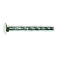 MIDWEST FASTENER 01059 Carriage Bolt, 1/4-20 in Thread, NC Thread, 3 in OAL, Zinc, 2 Grade 