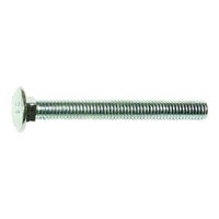 MIDWEST FASTENER 01060 Carriage Bolt, 1/4-20 in Thread, NC Thread, 3-1/2 in OAL, Zinc, 2 Grade 