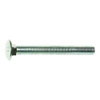 MIDWEST FASTENER 01076 Carriage Bolt, 5/16-18 in Thread, NC Thread, 2 in OAL, Zinc, 2 Grade 