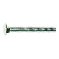 MIDWEST FASTENER 01078 Carriage Bolt, 5/16-18 in Thread, NC Thread, 2-1/2 in OAL, Zinc, 2 Grade 