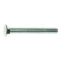 Midwest Fastener 01104 Carriage Bolt, 3/8-16 in Thread, NC Thread, 4 in OAL, Zinc, 2 Grade 