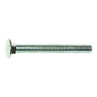 Midwest Fastener 01106 Carriage Bolt, 3/8-16 in Thread, NC Thread, 5 in OAL, Zinc, 2 Grade 