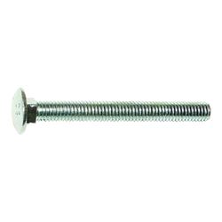 Midwest Fastener 01153 Carriage Bolt, 1/2-13 in Thread, NC Thread, 8 in OAL, Zinc, 2 Grade 