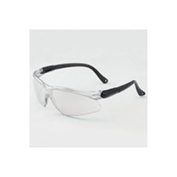 Jackson Safety 14475 Safety Glasses, Mirror Lens, Polycarbonate Lens, Dual Tone Frame, Plastic Frame, Black Frame 