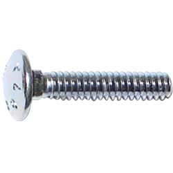 Midwest Fastener 53646 Carriage Bolt, 5/8-11 Thread, 12 in OAL, Galvanized, 15/PK 
