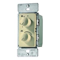 Eaton Wiring Devices RDC15-V-K Fan/Light Control, 1-Pole, 1.5 A, 120 V, Ivory 