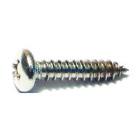 MIDWEST FASTENER 05109 Screw, #8 Thread, Coarse Thread, Pan Head, Phillips Drive, Self-Tapping, Sharp Point 