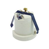 Leviton 8880 Lamp Holder, 250 V, 660 W, Porcelain Housing Material, White 