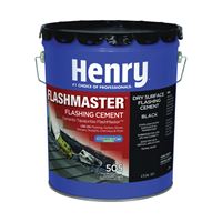 Henry 505 Series HE505571 Flashing Sealant, Black, Liquid, 5 gal Pail 