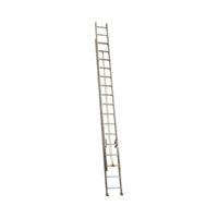 Louisville AE3232 Extension Ladder, 379 in H Reach, 250 lb, 1-1/2 in D Step, Aluminum 