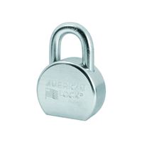 American Lock A702 Padlock, Keyed Different Key, 7/16 in Dia Shackle, 1-1/16 in H Shackle, Boron Steel Shackle, Zinc 