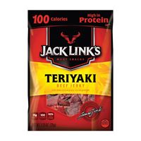 Jack Links 10000008424 Snack, Jerky, Teriyaki, 1.25 oz, Pack of 10 