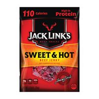 Jack Links 10000008342 Snack, Jerky, Sweet, Hot, 1.25 oz, Pack of 10 