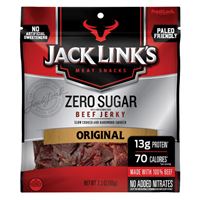 Jack Links 10000027802 Snack, Jerky, Original, 2.3 oz, Pack of 8 