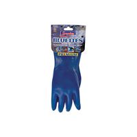Spontex 20005 Household Protective Gloves, XL, Longer Cuff, Neoprene, Blue 