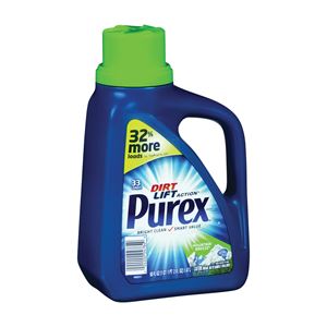 Purex 04784 Laundry Detergent, 50 oz, Liquid, Mountain Breeze