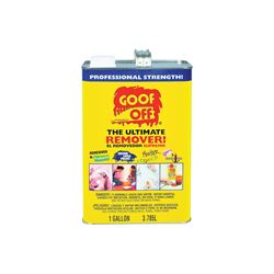 Goof Off FG657 Latex Paint Remover, Liquid, White, 1 gal, Can 4 Pack 