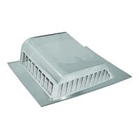Lomanco LomanCool 730 Static Roof Vent, 12-3/16 in OAW, 30 sq-in Net Free Ventilating Area, Aluminum, Mill, Pack of 6 