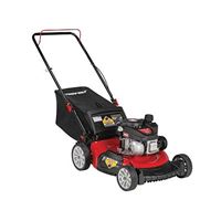 MTD 11A-A2SD766 Walk-Behind Push Mower, 140 cc Engine Displacement, 21 in W Cutting, Recoil Start 