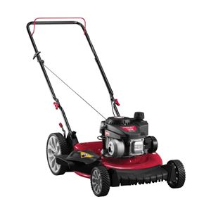Troy-Bilt 11A-A0BL766 Push Lawn Mower, 140 cc Engine Displacement, 21 in W Cutting, Recoil Start