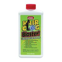 Whink 06216 Hair Clog Blaster, Liquid, Clear, Bleach, 18 oz Bottle, Pack of 6 