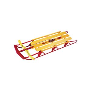 Paricon 1060 Flyer Snow Sled, Flexible, 5-Years Old, Steel, Red 2 Pack