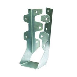 MiTek JL28IF-TZ Joist Hanger, 6-1/8 in H, 1-1/2 in D, 1-9/16 in W, 2 in x 8 to 10 in, Steel, Zinc, Face Mounting 