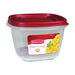 Rubbermaid 1777088 Food Storage Container, 7 Cups Capacity, Plastic, Clear 