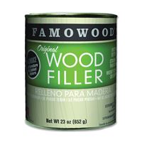 Famowood 36021122 Original Wood Filler, Liquid, Paste, Mahogany, 24 oz, Can 