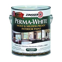 Zinsser 02771 Kitchen and Bath Paint, Eggshell, White, 1 gal, Can, Water, Pack of 2 