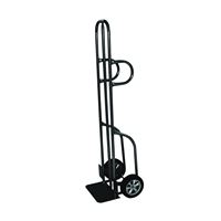 Milwaukee Hand Truck 47186S Hand Truck, 14 in W Toe Plate, 8 in D Toe Plate, 600 lb, Solid Rubber Caster 