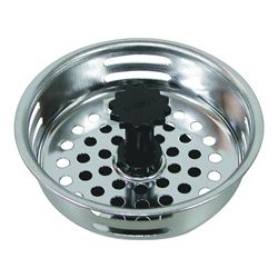 ProSource 24464-3L Sink Strainer with Adjustable Post, 3.3 in Dia, For: 3-1/2 to 4 in Dia Sink Basket 