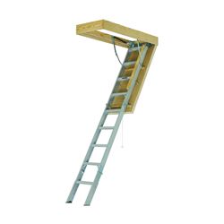 Louisville AEE2510 Energy Efficient Attic Ladder, 7 ft x 7 in to 10 ft x 3 in H Ceiling, 25-1/2 x 54 in Ceiling Opening 