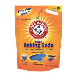 R3 01191 Resealable Baking Soda, Crystalline, 12 lb Bag 4 Pack 